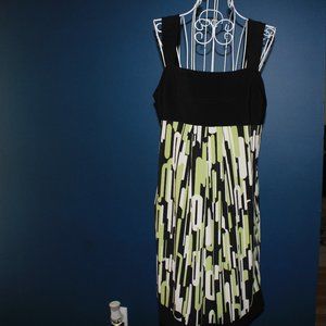 Black and Green Summer dress